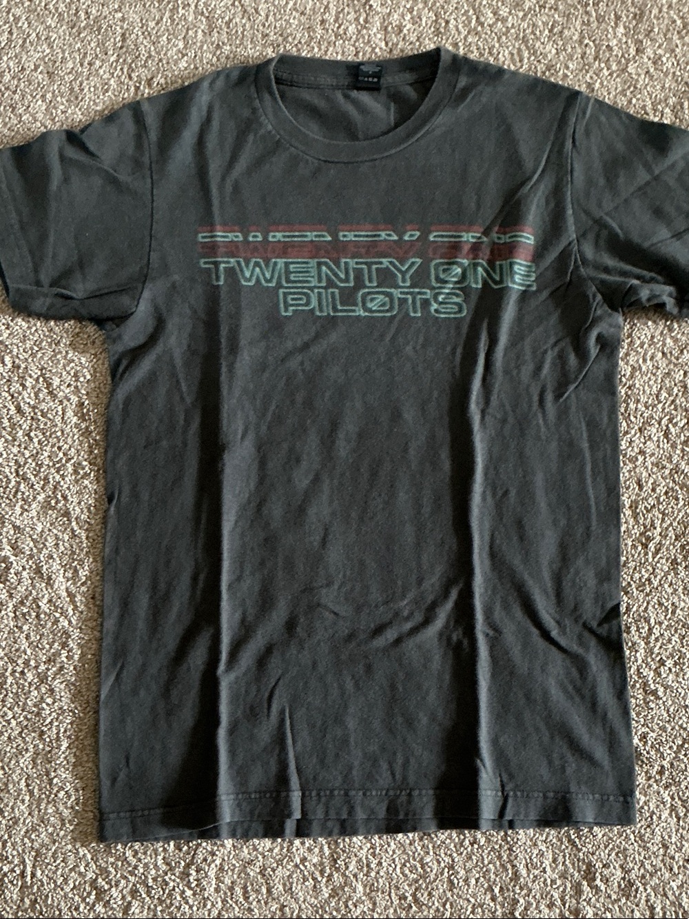 Twenty One Pilots Gray Graphic Band Tee, size S